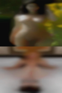 Cuddly nude woman.